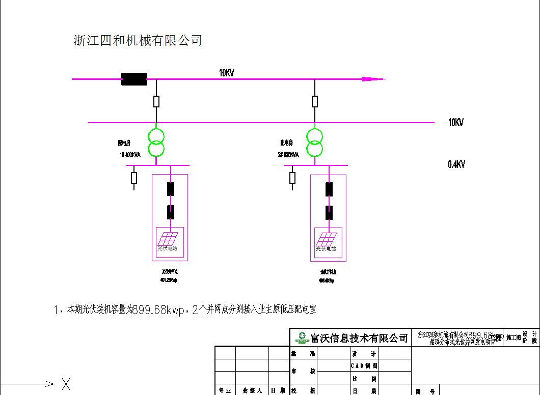 400V光伏并網柜原理圖介紹